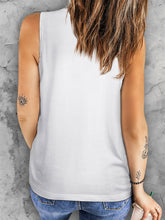 Weste mit Sonnenblumen-Motiv, amerikanische Flagge